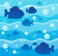 Fish theme image 8 Royalty Free Stock Photo