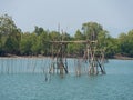 Fish trap on Kala Island, Myanmar