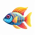 Fish vector art northern pike silhouette color goldfish aquarium blue fish color tetra yellow tail guppy cuisine