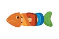 fish wooden toy