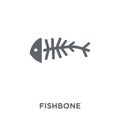 Fishbone icon from collection.