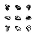 Fishbone icon or logo isolated sign symbol vector illustration