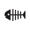 Fishbone icon. Trendy Fishbone logo concept on white background