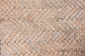 Fishbone Paving Royalty Free Stock Photo