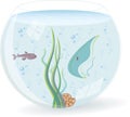 Fishbowl with fishes