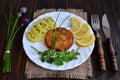 Fishcake Royalty Free Stock Photo