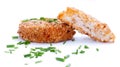 Fishcakes with chives