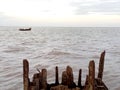 Fisher Boat in the deep sea.