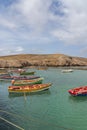 Fisher boats in Pedra Lume harbor in Sal Islands - Cape Verde - Cabo Verde