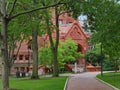 Library on the tree lined campus of the University of Pennsylvania