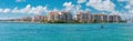 Fisher Island panorama view, South Beach, Miami Beach, Florida, USA Royalty Free Stock Photo