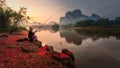 Fisher in Krabi, Thailand