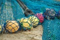 Fisher Net floats Royalty Free Stock Photo