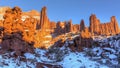 Fisher Towers Golden Hour Royalty Free Stock Photo