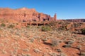 Fisher Towers Late Afternoon in the Desert North of Moab Utah. Royalty Free Stock Photo