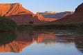 Fisher Towers in Setting Sun Royalty Free Stock Photo