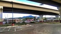 Fishers Peak Through Trinidad Underpass