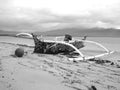 Fisherboat, boat,black and White photography