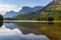 Fishercap Lake Glacier National Park Royalty Free Stock Photo