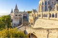 Fisherman Bastion at sunrise in Budapest, Hungary Royalty Free Stock Photo