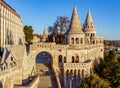 Fisherman Bastion at sunrise, Budapest, Hungary Royalty Free Stock Photo