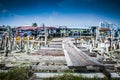 Fisherman Boat Jetty Royalty Free Stock Photo