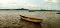 Fisherman boat park on the beach side Royalty Free Stock Photo