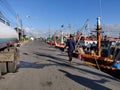 Fisherman boat port at Chonburi, Thailand