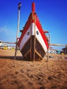 Fisherman boat at Puri beach