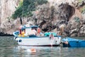 Fisherman on boat