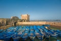 Fisherman boats in Essaouira port, Morocco