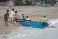 Fisherman in Central Visayas Toledo City Philippines