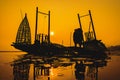 Fishermen fishing in the morning golden light,fisherman fishing in the river,Thailand,Vietnam,myanmar,Laos