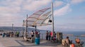 Fishing off Redondo Pier