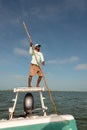 Fisherman guide in Belize, Central America Royalty Free Stock Photo