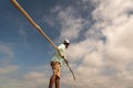 Fisherman guide in Belize, Central America Royalty Free Stock Photo