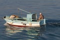 Fisherman at the harbor of Rab, Croatia