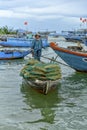 Fisherman, Hoi An, Vietnam Royalty Free Stock Photo