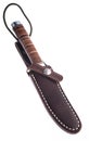 Fisherman/Hunter knife with leather sheath