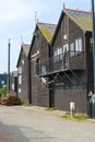 Fisherman huts at Hastings, England Royalty Free Stock Photo