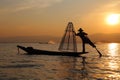 Fisherman at Inle Lake, Myanmar