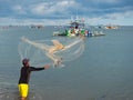 Fisherman in Kiamba, the Philippines