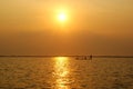 View of the biggest lake in nakhonsawan, thailand