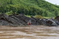 Fisherman Mekong river, Laos