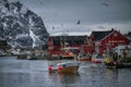 Fisherman port in Lofoten