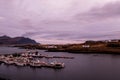 Fisherman port in small village