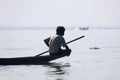 Fisherman Resting at Inle Lake