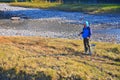 Fisherman by the river