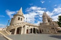 Fisherman`s Bastion on Buda bank of the Danube river, on Castle hill, Budapest, Hungary Royalty Free Stock Photo