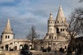 Fisherman\'s Bastion in Budapest (hungarian: Halszbstya), structure with seven towers